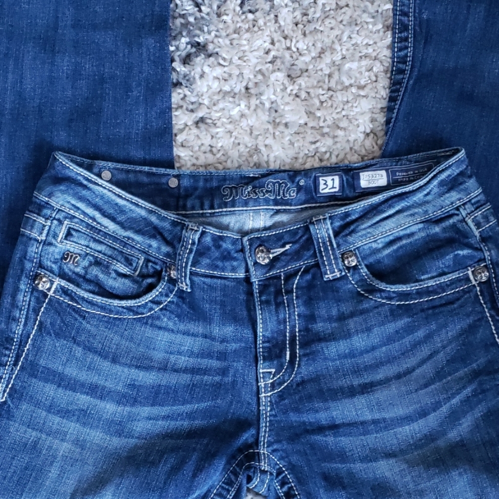 Miss Me Boot Cut Jeans.  Size 31. - Picture 2 of 7